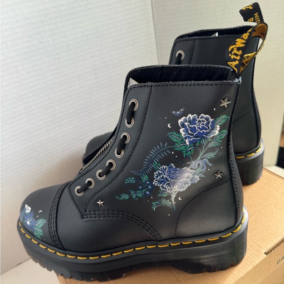 Doc Martens Sinclair Floral Boots - Picture 1 of 8